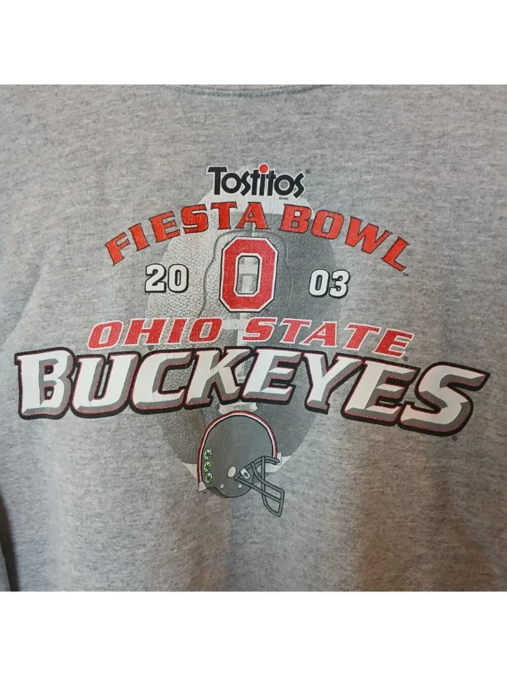 VTG Fiesta Bowl 2003 Ohio State Buckeyes Sweatshirt Hanes Boxy Fit XL-2XL #D-47 - Picture 7 of 8